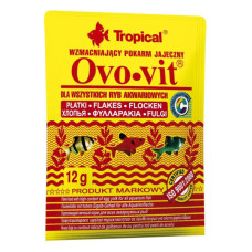 Корм для риб Tropical Ovo-Vit у пластівцях 12 г (5900469744314) Корм для риб Tropical Ovo-Vit у пластівцях 12 г (5900469744314)