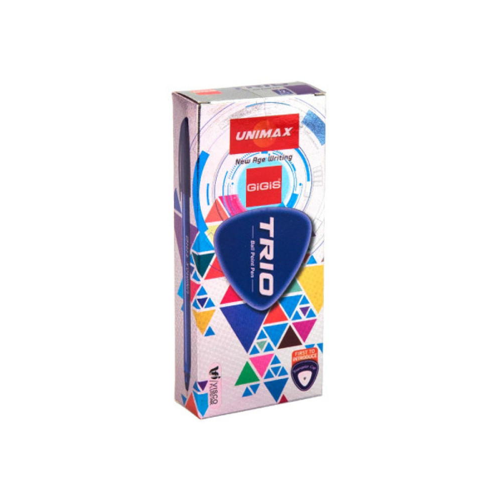 Ручка кулькова Unimax Trio, фіолетова (UX-104-11)