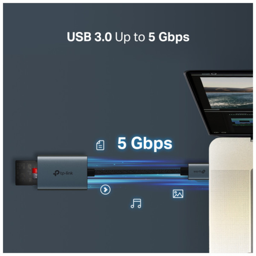 Зчитувач флеш-карт TP-Link USB 2.0 to SD/TF (UA430)