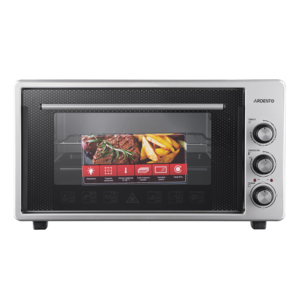 Піч електрична ARDESTO, 45л, 1600Вт, механіч., сірий