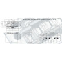 Бридж для гітари Paxphil WVP6SB Chrome