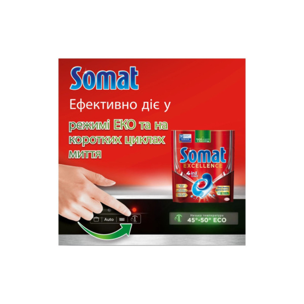 Таблетки для посудомийних машин Somat Excellence 60 шт. (9000101808087)