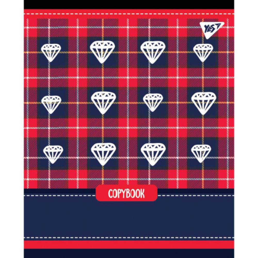 Зошит Yes А5 Tartan Fun 12 аркушів лінія (765176)