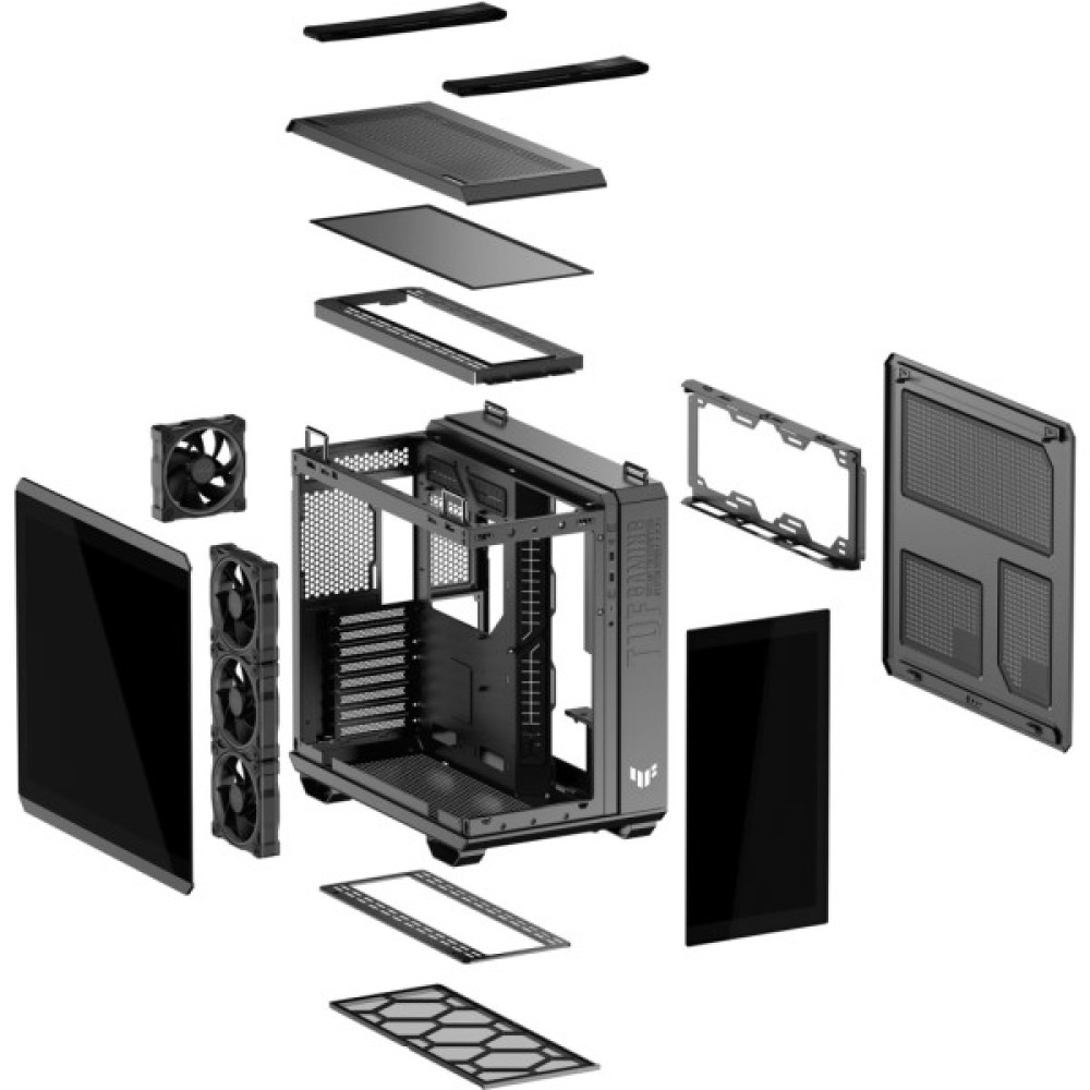 Корпус для ПК ASUS TUF Gaming GT502 Horizon ARGB Black (90DC0090-B19020)