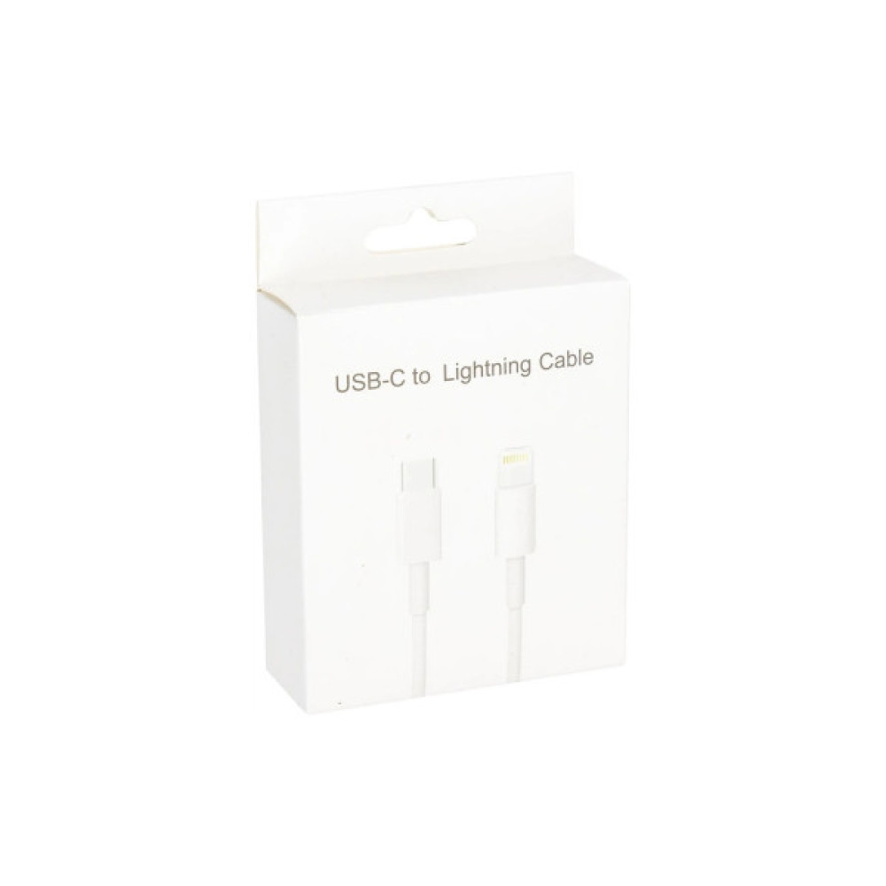 Дата кабель USB-C to Lightning 1.0m 12W PowerPlant (CA913275)