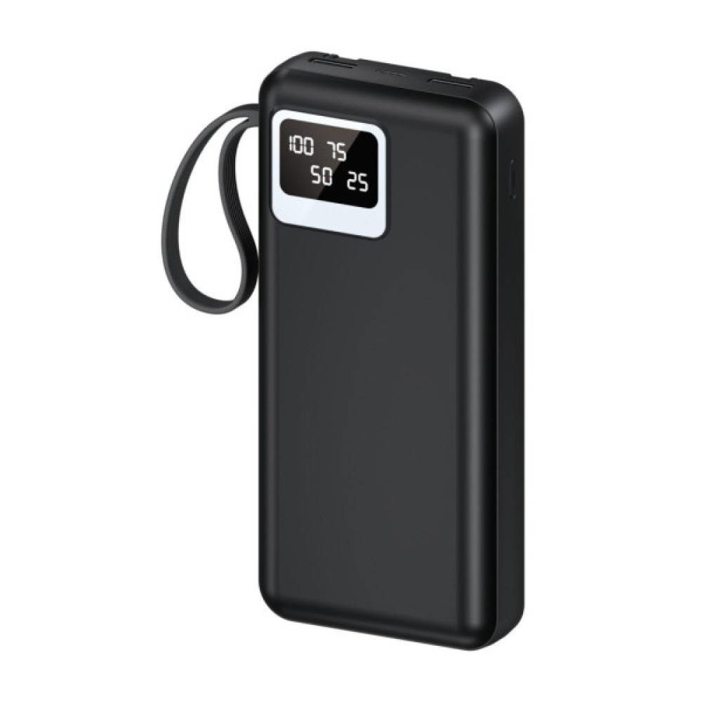Батарея універсальна XoKo 20000mAh, 10W, LED flashlight, black (WK-R37)