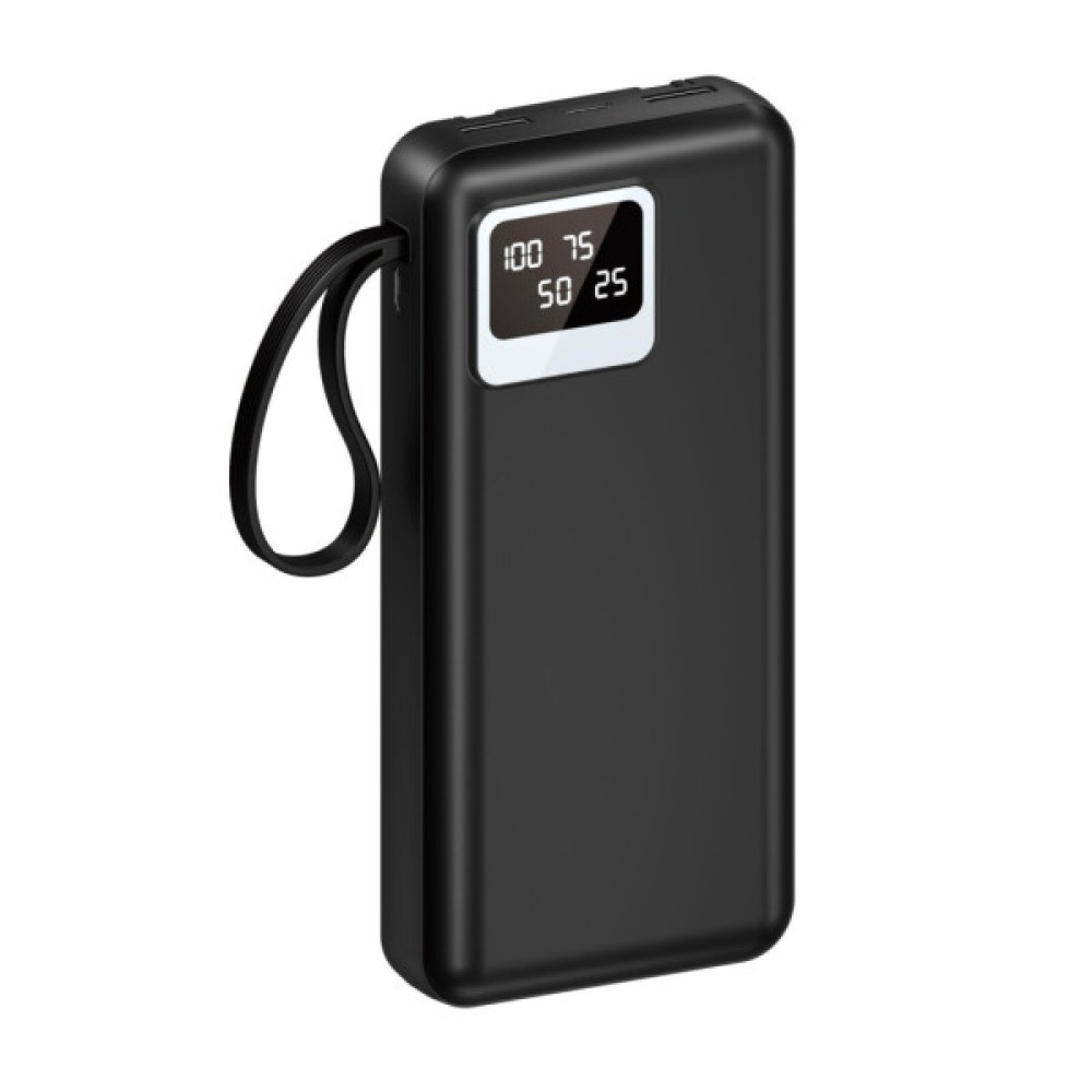 Батарея універсальна XoKo 20000mAh, 10W, LED flashlight, black (WK-R37)