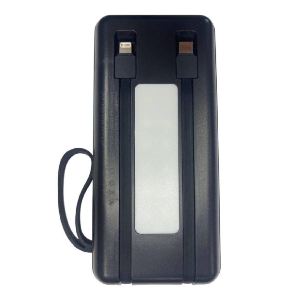 Батарея універсальна XoKo 20000mAh, 10W, LED flashlight, black (WK-R37)
