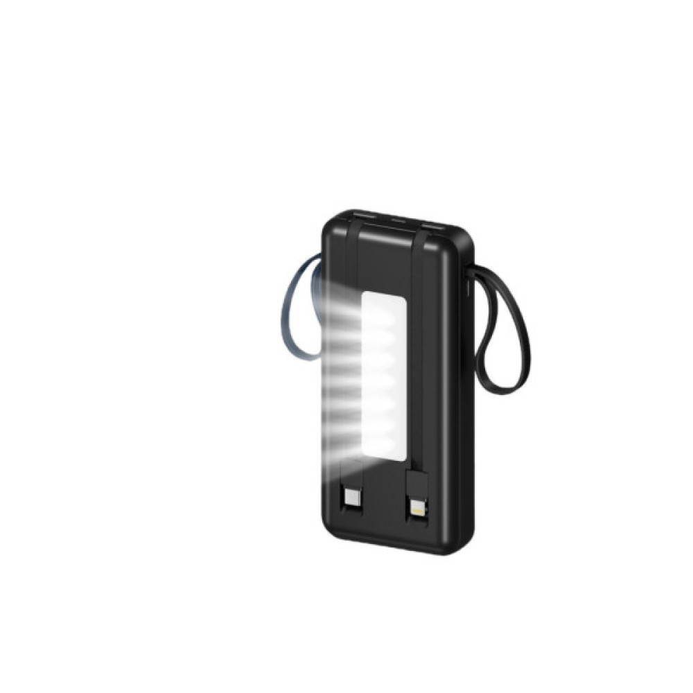 Батарея універсальна XoKo 20000mAh, 10W, LED flashlight, black (WK-R37)