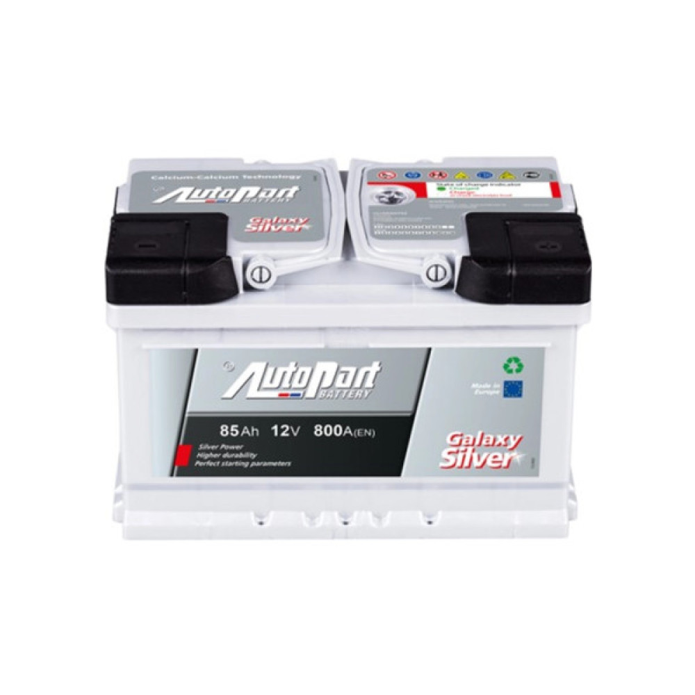 Акумулятор автомобільний AutoPart 85 Ah/12V Galaxy Silver_SB_ низький (ARL85-GAL0)