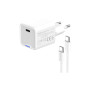 Зарядний пристрій ColorWay GaN Mini 30W PD Port PPS USB-C white + cable Type-C (CW-CHS054PDC-WT) Зарядний пристрій ColorWay GaN Mini 30W PD Port PPS USB-C white + cable Type-C (CW-CHS054PDC-WT)