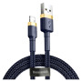 Дата кабель USB 2.0 AM to Lightning 1.0m 2.4A Cafule Blue-Gold Baseus (CALKLF-BV3) Дата кабель USB 2.0 AM to Lightning 1.0m 2.4A Cafule Blue-Gold Baseus (CALKLF-BV3)