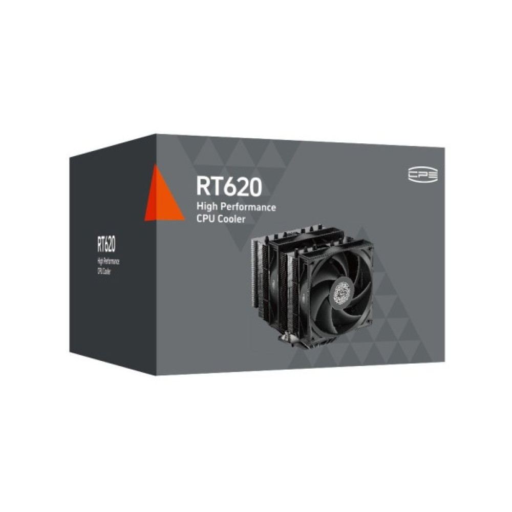 Кулер до процесора PcCooler Охолоджувач для процесора PсCOOLER RT620 чорний IntelLGA 115X/1200/170 (RT620 BK)