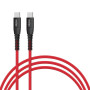 Дата кабель USB-C to USB-C 1.2m 18W red Intaleo (1283126504112) Дата кабель USB-C to USB-C 1.2m 18W red Intaleo (1283126504112)