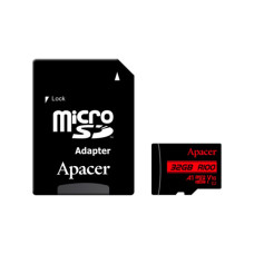 Карта пам'яті Apacer 32GB microSD class 10 UHS-I V10 A1 (AP32GMCSH10UB-R)