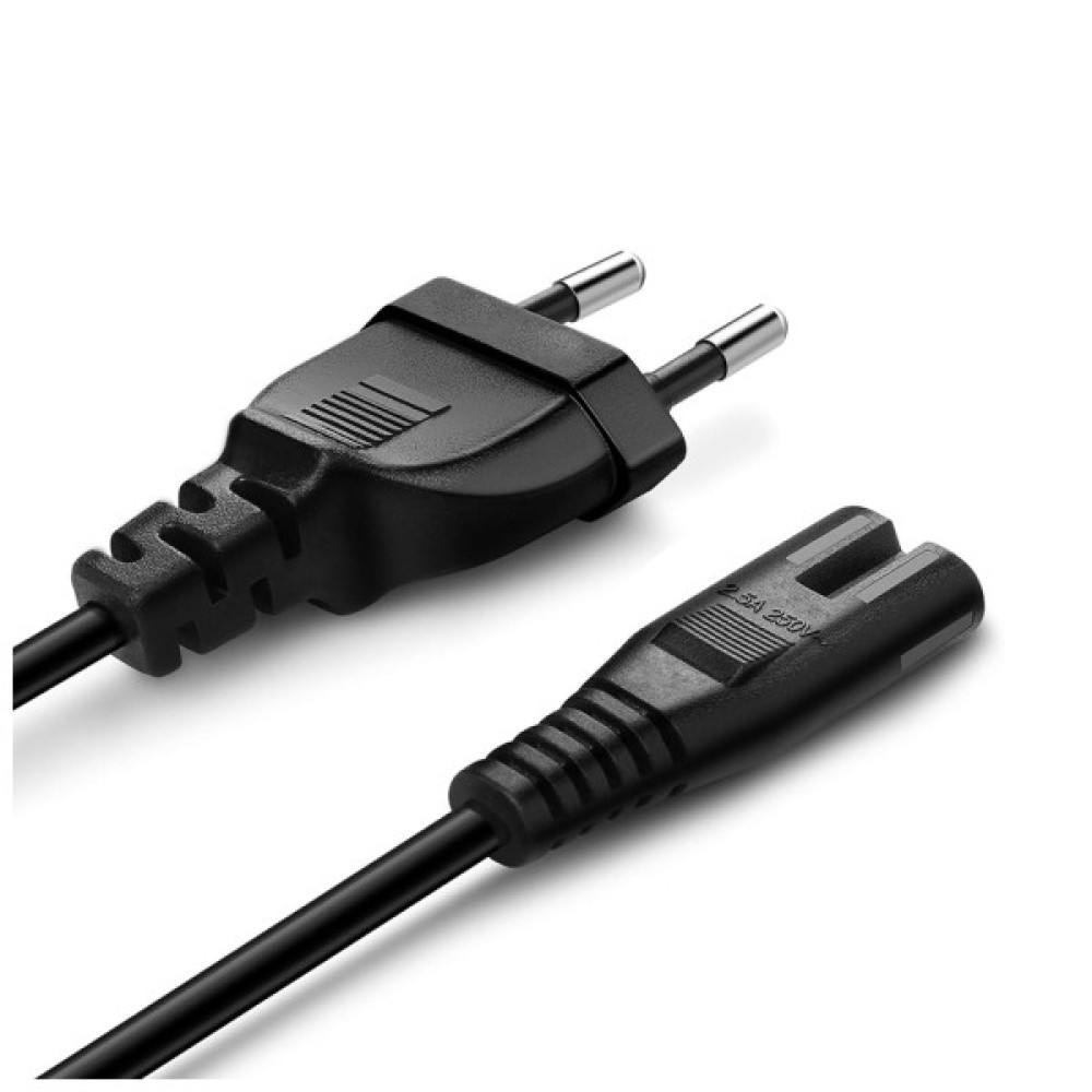Кабель живлення C7 2m black ColorWay (CW-CBP085-BK)