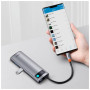 Порт-реплікатор Baseus 7-in-1 Metal Gleam Series Type-C to HDMI+USB+SD/TF Docking Station (WKWG020113) Порт-реплікатор Baseus 7-in-1 Metal Gleam Series Type-C to HDMI+USB+SD/TF Docking Station (WKWG020113)