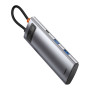 Порт-реплікатор Baseus 7-in-1 Metal Gleam Series Type-C to HDMI+USB+SD/TF Docking Station (WKWG020113) Порт-реплікатор Baseus 7-in-1 Metal Gleam Series Type-C to HDMI+USB+SD/TF Docking Station (WKWG020113)