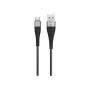 Дата кабель USB 2.0 AM to USB-C 1.0m 2.4A nylon BX32 black BOROFONE (6931474710451)