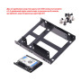 Фрейм-перехідник Maiwo 2x2.5" HDD/SSD 3.5" (K11) Фрейм-перехідник Maiwo 2x2.5" HDD/SSD 3.5" (K11)