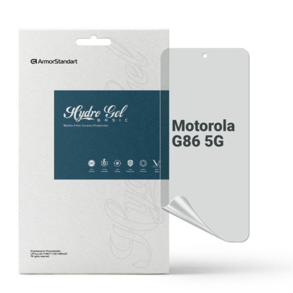 Плівка захисна Armorstandart Hydrogel Matte Motorola G86 5G (ARM86581)