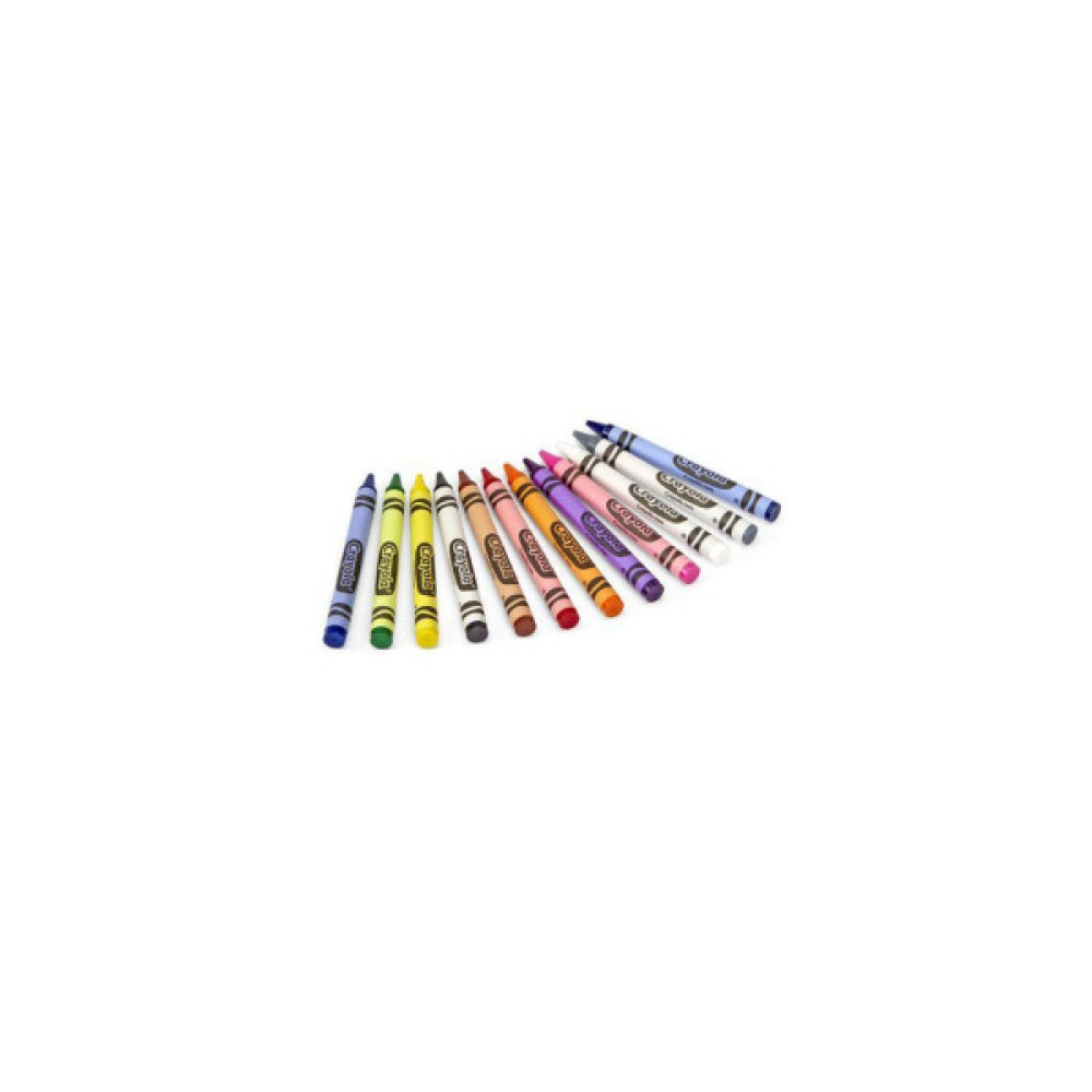 Олівці кольорові Crayola воскові, 12 шт (256239.072)