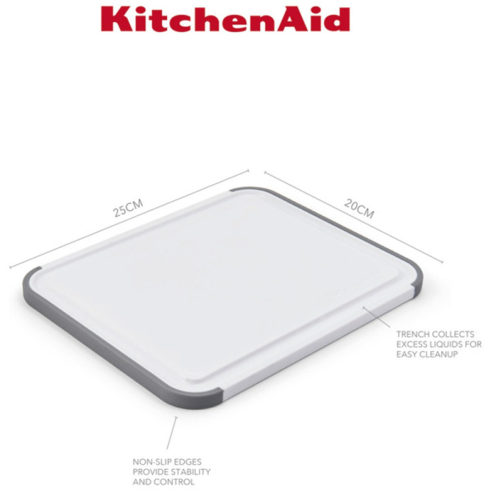 Дошка для нарізання KitchenAid Universal, двостороння, 20,3 х 25,3 х 1 (KEG701NOSMGA) Дошка для нарізання KitchenAid Universal, двостороння, 20,3 х 25,3 х 1 (KEG701NOSMGA)