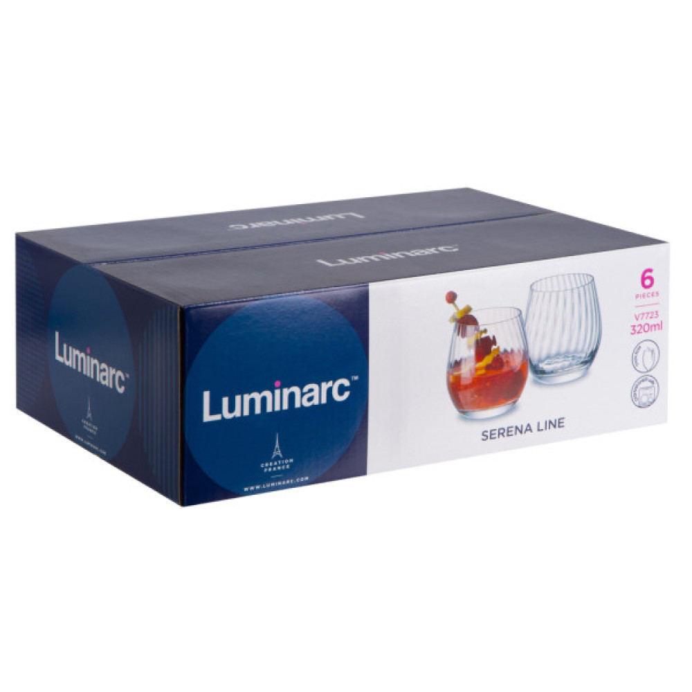 Набір склянок Luminarc Serena Line 320 мл х 6 шт (V7723)