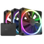 Кулер до корпусу NZXT F120RGB Triple (Black) (RF-R12TF-B1) Кулер до корпусу NZXT F120RGB Triple (Black) (RF-R12TF-B1)