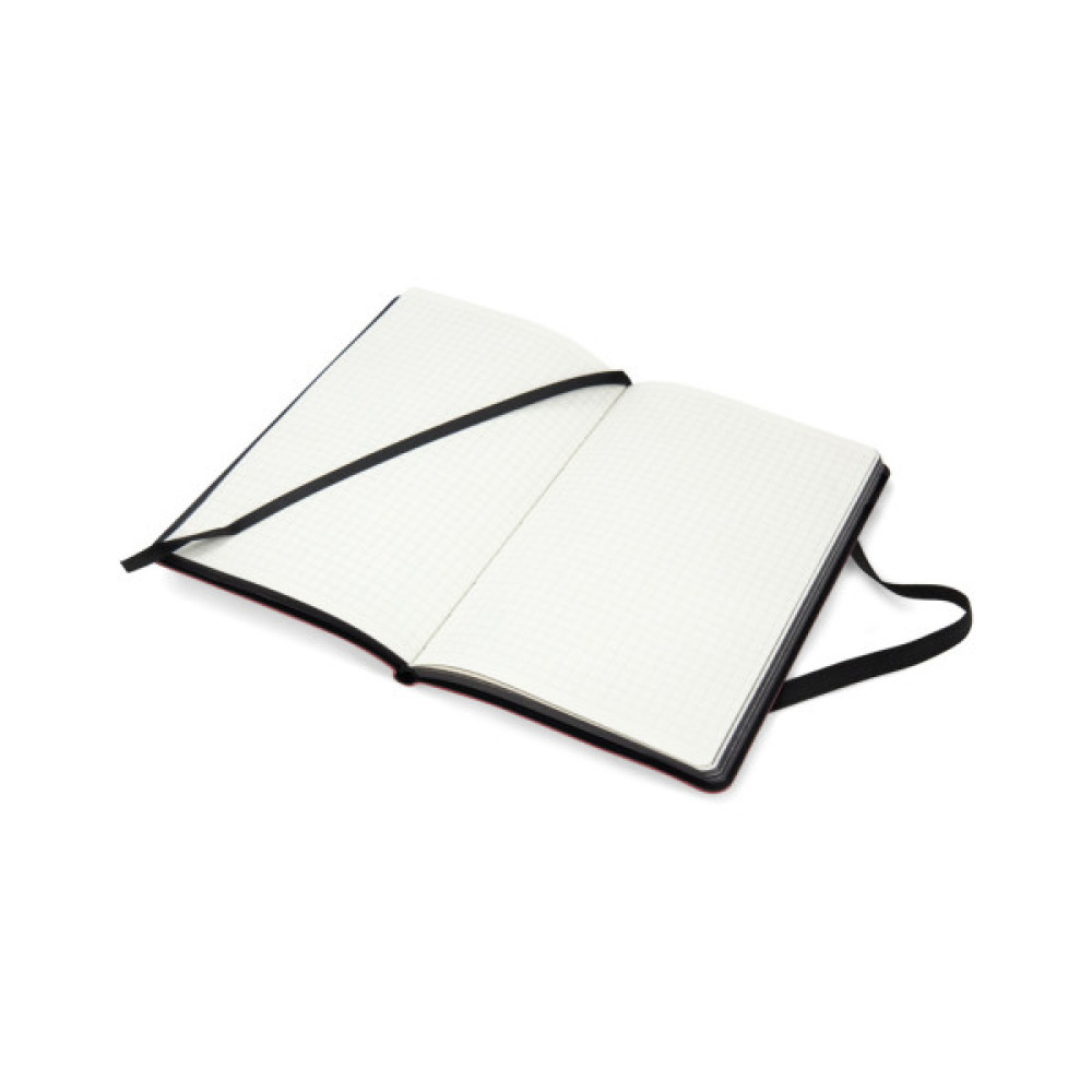 Книга записна Axent Partner Soft 125х196 мм 96 аркушів клітинка червона (8206-05-A)