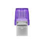 Накопичувач Kingston  256GB USB 3.2 Type-A + Type-C DT microDuo 3C R200MB/s