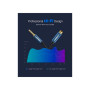 Кабель мультимедійний 3.5mm M to 3.5mm F 1.5m AV118 blue Ugreen (40674)