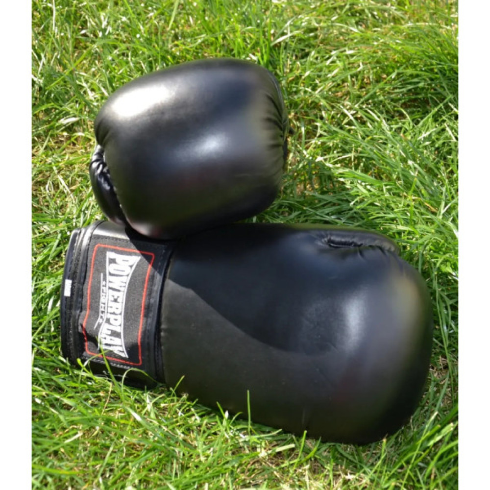Боксерські рукавички PowerPlay 3004 Classic Чорні 6 унцій (PP_3004_6oz_Black)