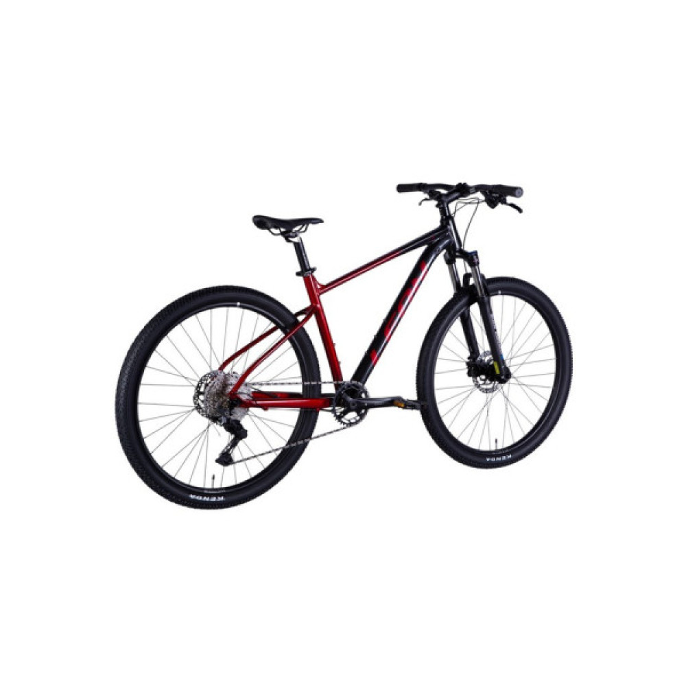 Велосипед Leon 27,5" XC 75 HDD рама-18" AL 2025 чорний з червоним (OPS-LN-27,5-078)