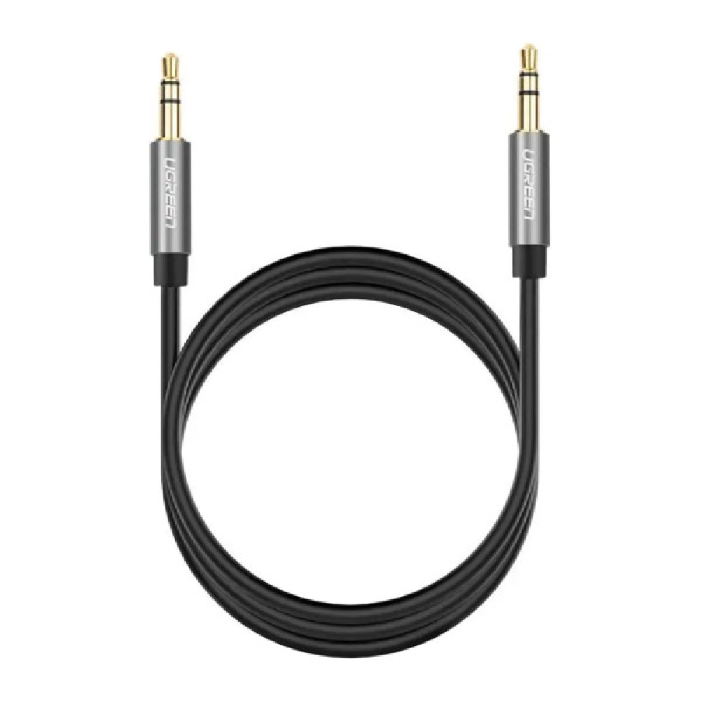 Кабель мультимедійний 3.5mm M to 3.5mm M 1.5m AV119 black Ugreen (10734)
