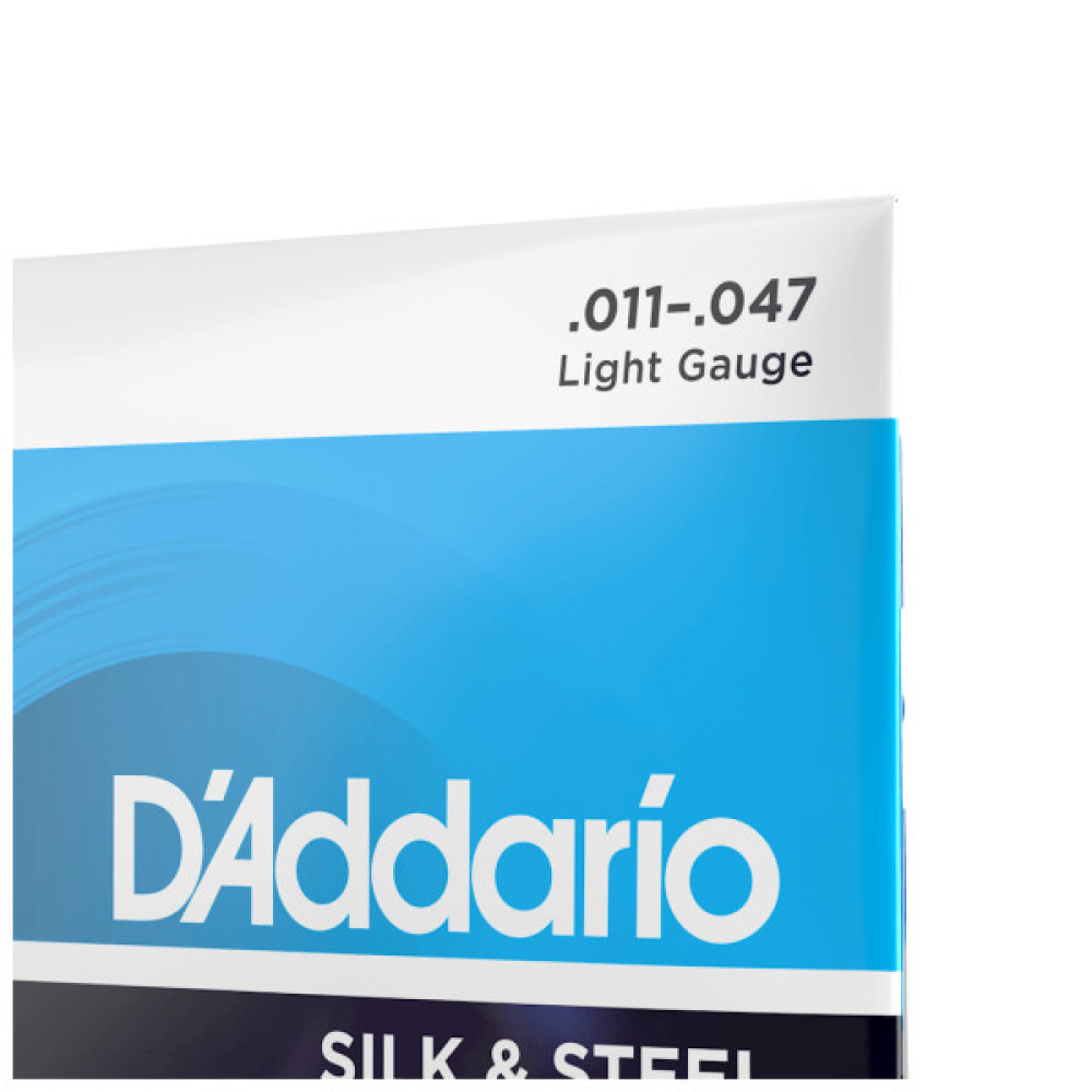 Струни для гітари D'Addario Silk & Steel Folk Regular Light (11-47) (EJ40)