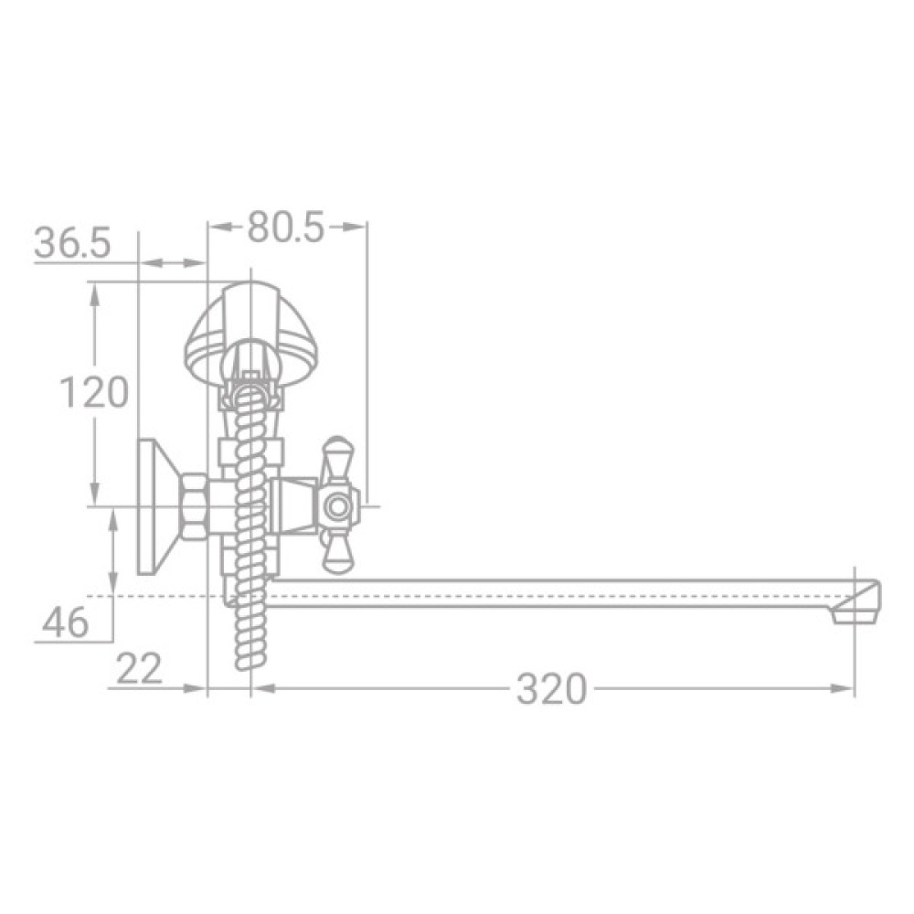 Змішувач TAU VD-5C261C