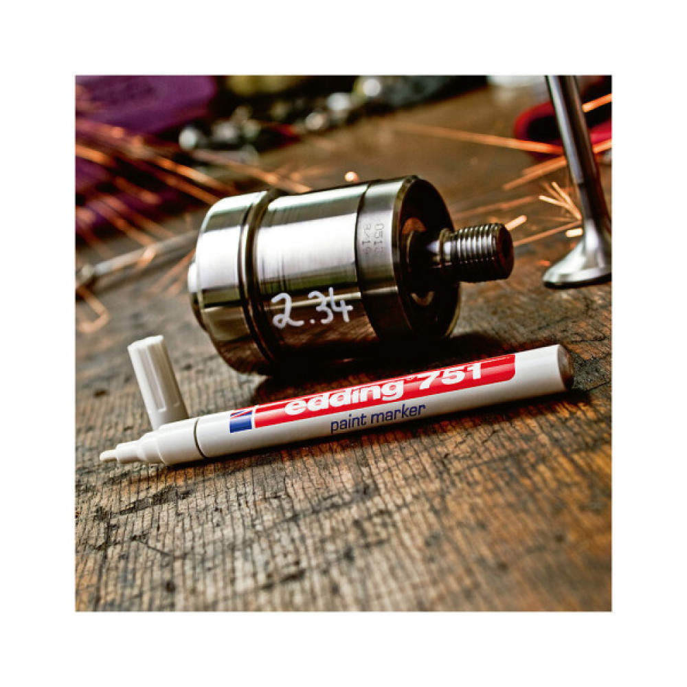 Маркер Edding Paint 1-2 мм круглий синій (e-751/03)