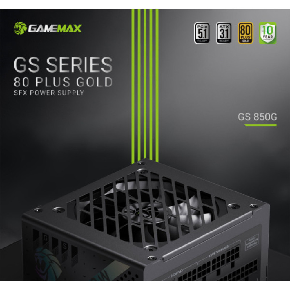 Блок живлення Gamemax 850W (GS 850G V25)
