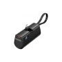 Батарея універсальна Vention 4800mAh 22,5W PD, USB-C In/Out, LED display, with built-in Lightning cable Black (FHRB0)