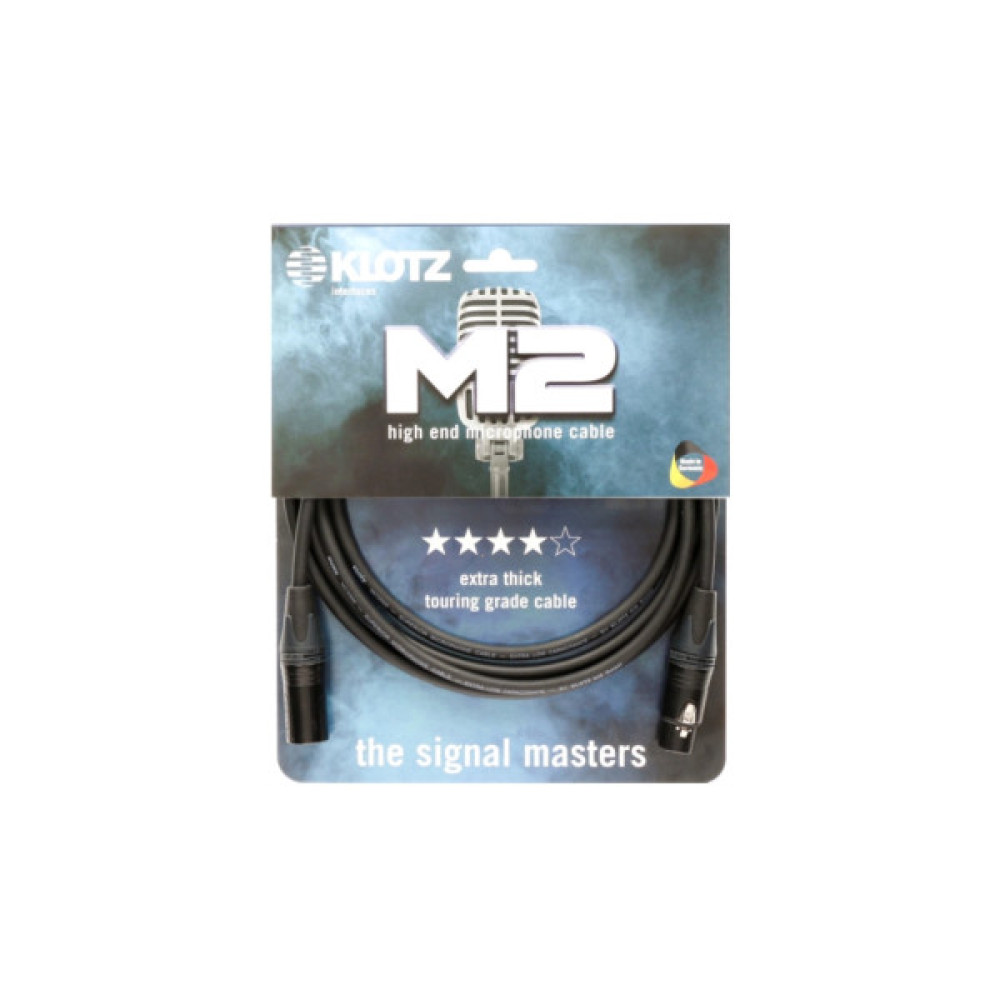 Мікрофонний кабель Klotz M2 Superior Microphone Cable 1 m (228276)