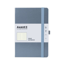 Книга записна Axent Partner Prime 145x210 мм 96 аркушів, клітинка сіра (8305-62-A)