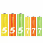 Батарейка ZMI AA ZI5 * 12 + AAA ZI7 * 12 Rainbow batteries set (Ф16358) Батарейка ZMI AA ZI5 * 12 + AAA ZI7 * 12 Rainbow batteries set (Ф16358)