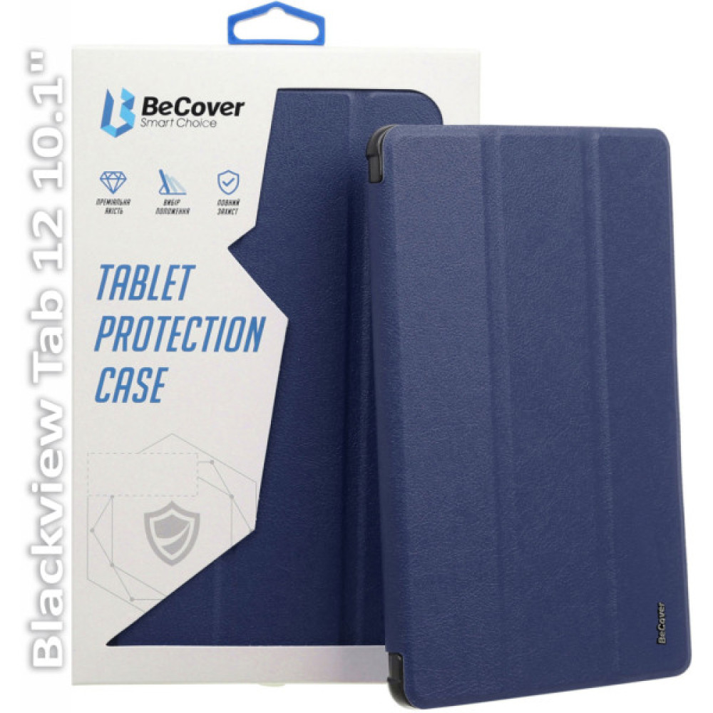 Чохол до планшета BeCover TPU Edge BeCover Blackview Tab 12 10.1" Deep Blue (709886) Чохол до планшета BeCover TPU Edge BeCover Blackview Tab 12 10.1" Deep Blue (709886)