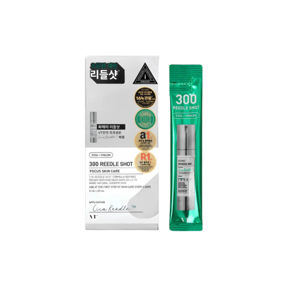 Сироватка для обличчя VT Cosmetics 300 Reedle Shot З мікроголками 10 х 2 мл (8803463007300)
