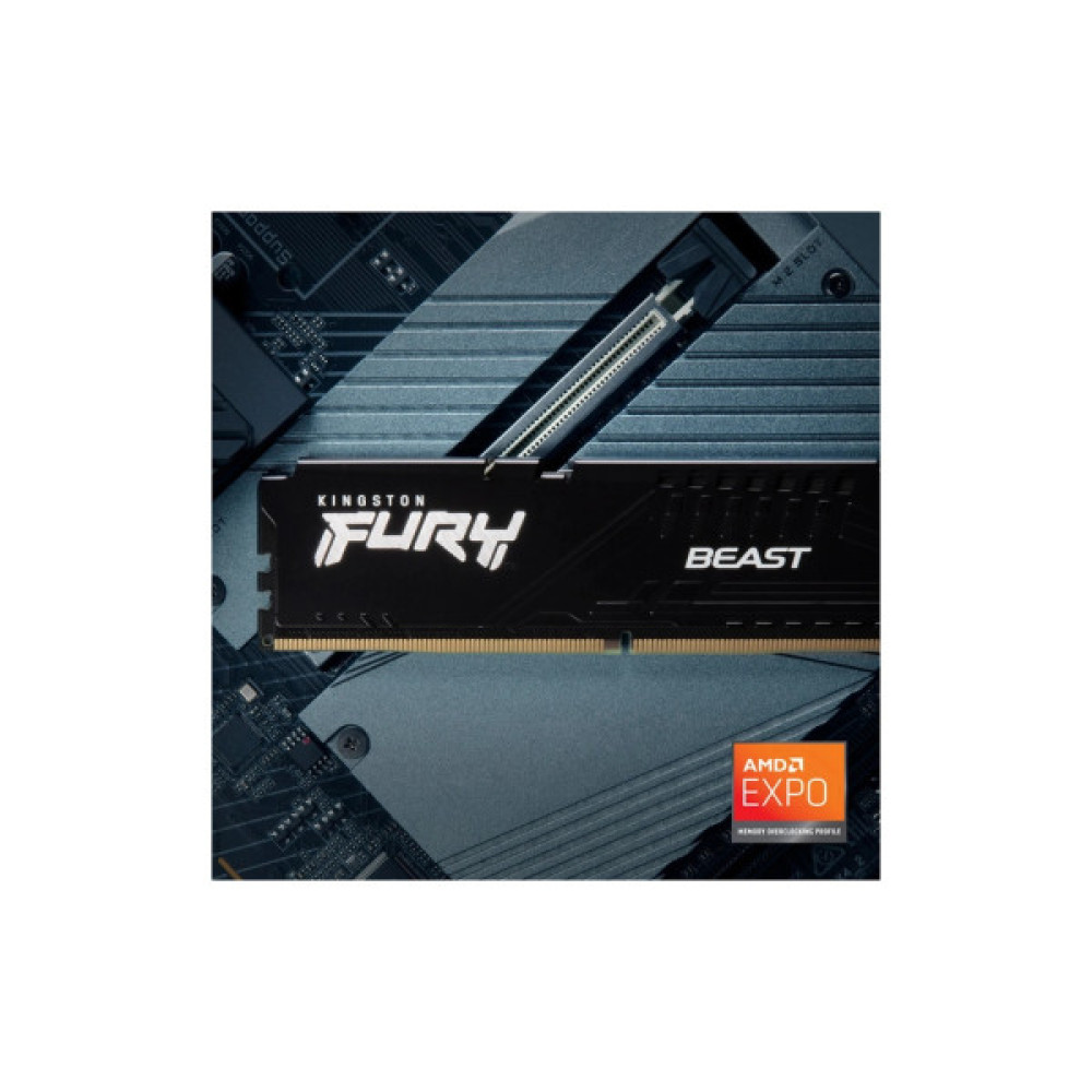 Модуль пам'яті для комп'ютера DDR5 128GB (2x64GB) 5600 MHz Beast Kingston Fury (ex.HyperX) (KF556C36BBEK2-128) Модуль пам'яті для комп'ютера DDR5 128GB (2x64GB) 5600 MHz Beast Kingston Fury (ex.HyperX) (KF556C36BBEK2-128)