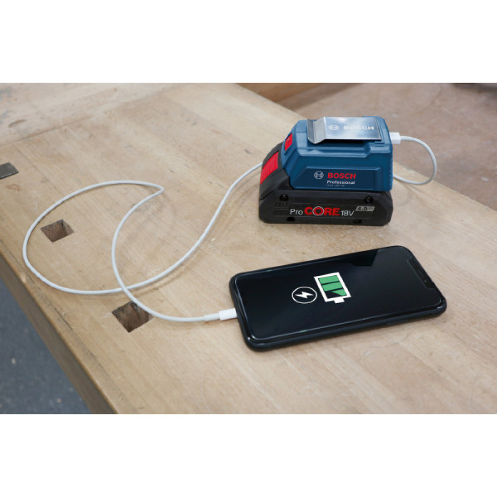 Адаптер USB для батареї Bosch Professional GAA 18V-48, 2.4А