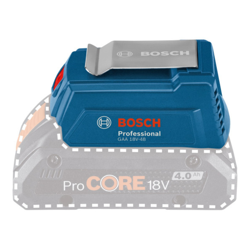 Адаптер USB для батареї Bosch Professional GAA 18V-48, 2.4А