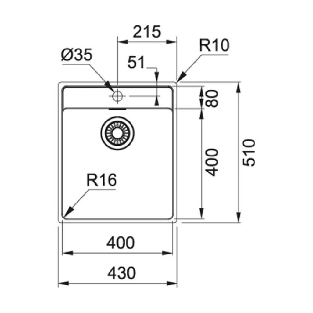 Мийка кухонна Franke 127.0598.748