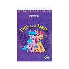 Блокнот Kite на спіралі My Little Pony А6, 48 аркушів, нелінований (LP24-196)